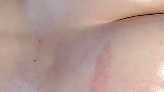 Oiled Massage for This French Slut with Big Tits and Big Round Ass!