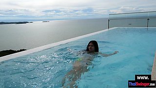 Asian teenager gets shagged from the back