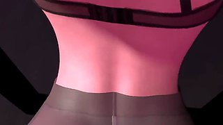 Fucking Fox Ear Girl in Standing Doggie (pov)