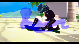 One Punch Man Hentai - Fubuki Handjob and Fucked - Japanese Asian Manga Anime Film Game Porn