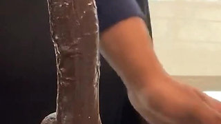 Dildo Sloppy Blowjob Tittyfuck Intense Riding Orgasms in the Office