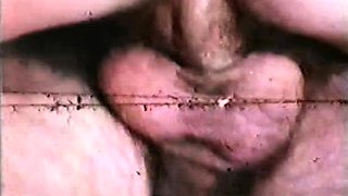 Amateur hairy pussy fucked hardcore in homemade hammering