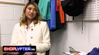 Brat Scared Straight by Shoplyfter Featuring Mina Luxx & Chad White - TeamSkeet gets a rough pussy pounding