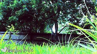 Mowing the Lawn Naked Voyeur