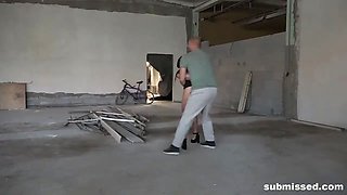 Tied and gagged teen hardcore spanking and dildo t.