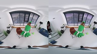 Sata Jones VR Porn: Fuck Me On St. Patrick's Day - VirtualTaboo