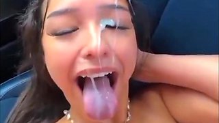 Spicy baes huge facials soul-stirring sex clip