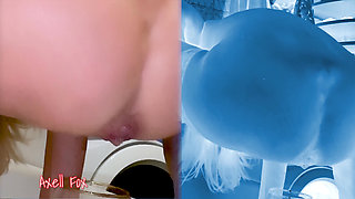 Sperm Drain 8. French MILF Drains Cum in Bathroom! X-ray Design.