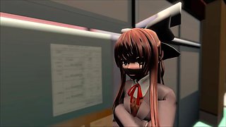 DDLC girls farting animation