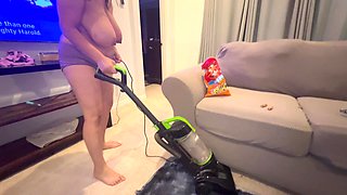 Stepmom Cleaning French Maid