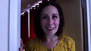 CFNM amateur Ebony jerks in group HJ