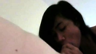 Cambodian-Thai Amateur Handjob and Blowjob