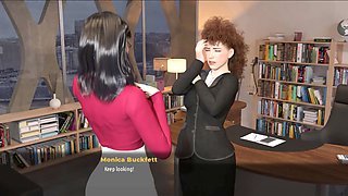 Fashion biz episode featuring a busty model girl in a wild anime scene