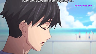 Horny Girlfriend Get's Fucked on The Backseat of The Car - Hentai Anime (Eng Sub)