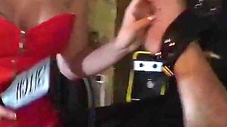 Muscular Dude All Tied up Gets Tickled by His Got and Busty Master