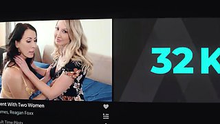 ADULT TIME - Neglected PAWG Jane Wilde Cheats On BF With In-Law Hime Marie For Anal Gaping Threesome