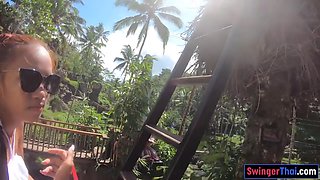 Big Booty Thai Girlfriend Garden Sex With Cherry Lee