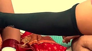 Taylor aunty fucked by village boy, he had come to take mummy's blouse, Hindi sex video