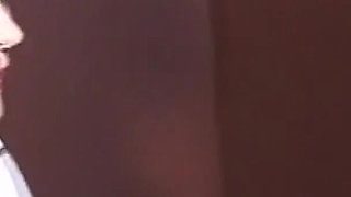 Extra Horny Brunette Fucks Big Dick Gloryhole