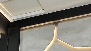Thin Girl with Red Hair and Glasses Masturbates in Camera