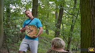Mature4k. wild giantess diana is having outdoor xxx with 2 strangers