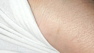 Step mom hand slip under step son underwear touching his dick