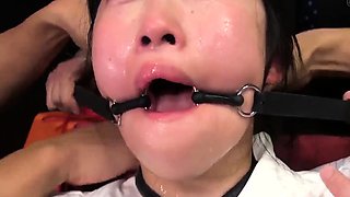 Slutty Japanese slaves enjoying the pleasures of rough sex