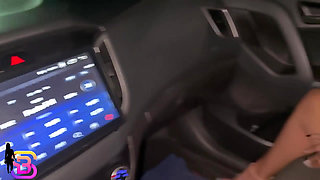 I Teased This Bastard Until He Stopped the Car and Fucked Me Very Tasty Cumming in My Little Mouth at the End