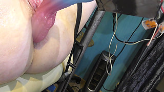 Far Spread Pussy Fucked by Machine 328 C