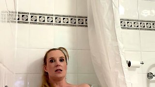 Spy Camera Watches Big Tit Amateur Milf In The Shower