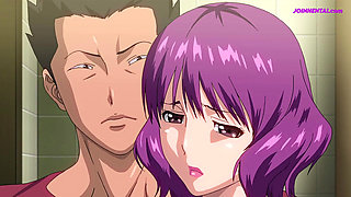 Cute & Horny Slut Have Hardcore Sex In Public Bathroom - HENTAI