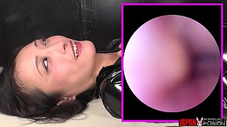 Hana Kano - Extreme Belly Button Exploration Part 2: Suction and Microscopic Observation