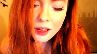 Pregnant Redhead Webcam Masturbation