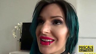 Anally nailed emo sub dildos her vagina
