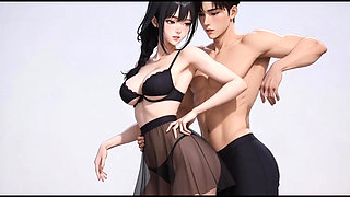 Hot Couple Romance And Dance Ai Model