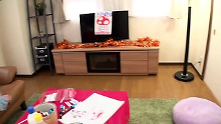 Group sex hardcore double blowjob swallowing cum