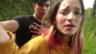 WE FUCKED ON THE ROAD BUT THEY ALMOST SEE US