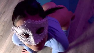 Sexy Fit Bubble-assed Hottie Asks Her Roomie To Help Her Stretch Her Asshole With a Dildo After Yoga