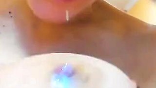 Hot Busty Myla_angel Sucks Her Tits and Drips Milk From Them!