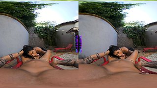 PURITYVR Sex in public pool with Lilian