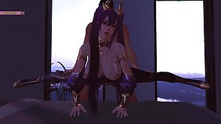 Ziyan Goddess Booty Bounce in 3D - 3D Animation