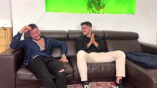 First Doble Penetration to Aaliyah Yasin!! Threeway With Hijab and Hard Sex