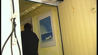 Papy Voyeur Doing a Young Redhead Maid in Stockings with a Friend