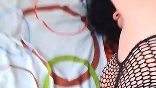 Bride in Fishnet Fucking