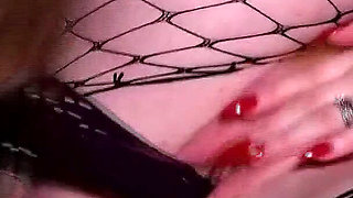 Lesbian Mistress Uses Dildo Machine on Slave Ass