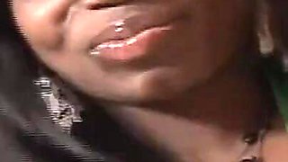 Sexy Ebony Babe Gives a Great BlowJob and Fuck to a Hung Stud