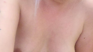 Slutty MILF Goddess Solo Play in Bathroom
