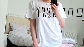 Pregnant Redhead Webcam Masturbation