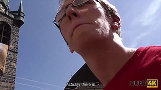 Hunt4k. nerdy cuckold witnesses gf fucked by beefy stranger