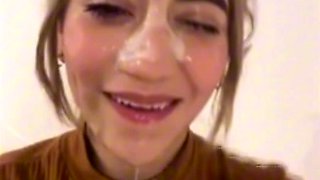 Artemis Carmina Takes 3 Monster Facials - Ashley Young babe(2K)60fps - Ashley gracie
